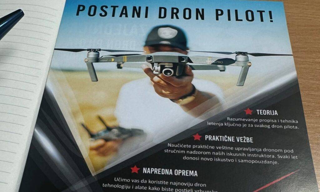 Teorijska obuka pilota dronova priprema za polaganje ispita i rad sa dronom