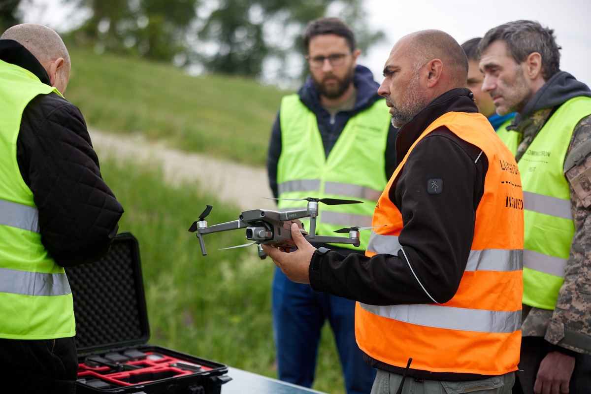 Osnovna obuka za dron pilote na poligonu