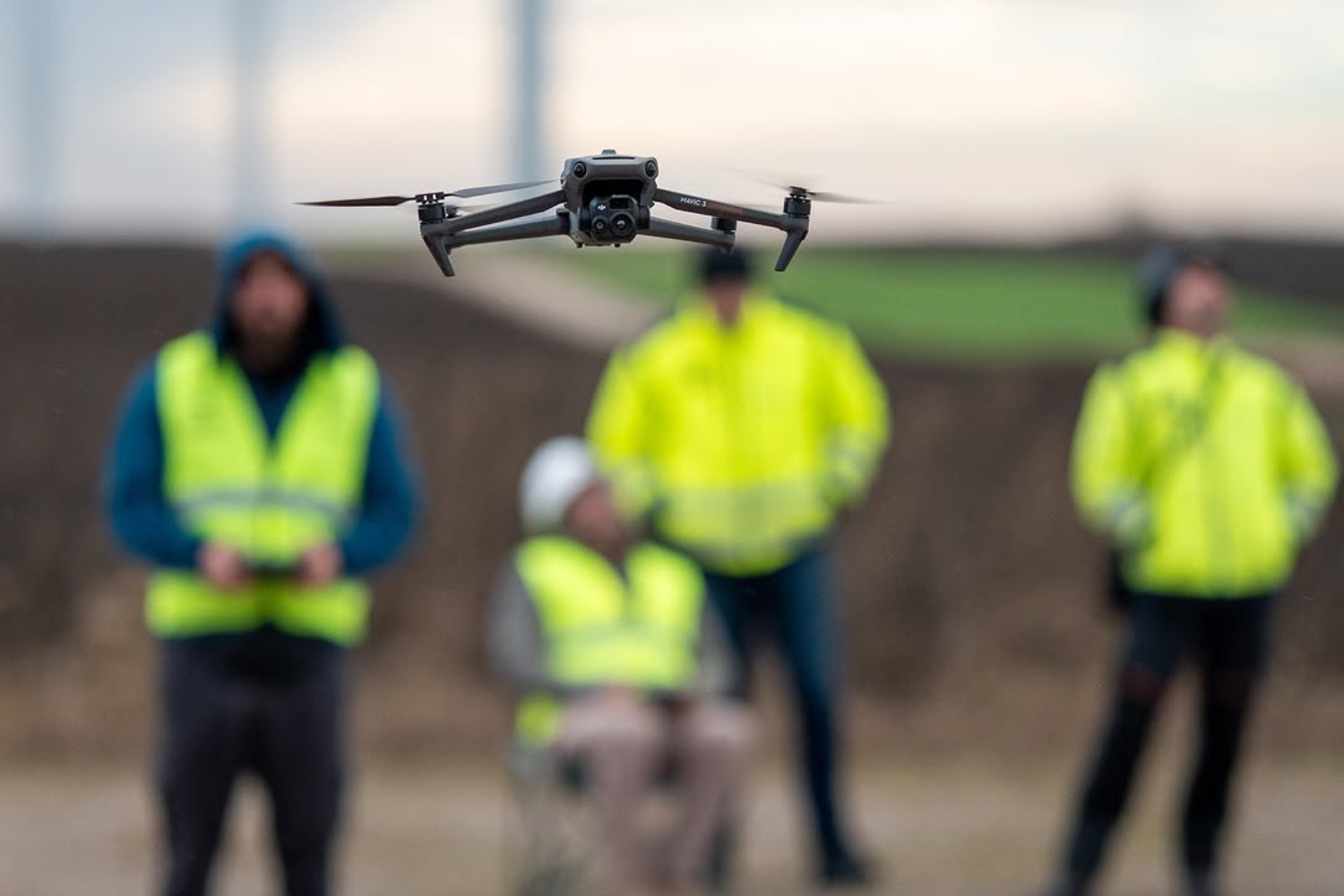 Inspekcija vetrenjača dronom – Vetro park Alibunar