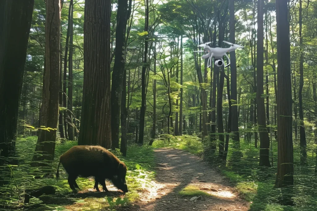 Čuvanje i praćenje divljači dronom, nadzor životinjskih populacija