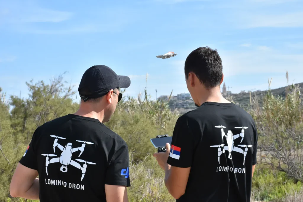EU dron obuka na Malti uključuje FPV letenje u izazovnim uslovima vetra.