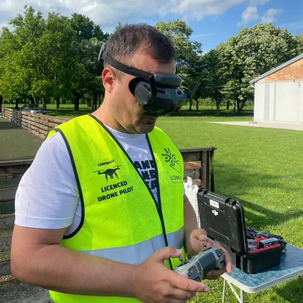 FPV dron obuka u fazi pripreme i kalibracije uređaja