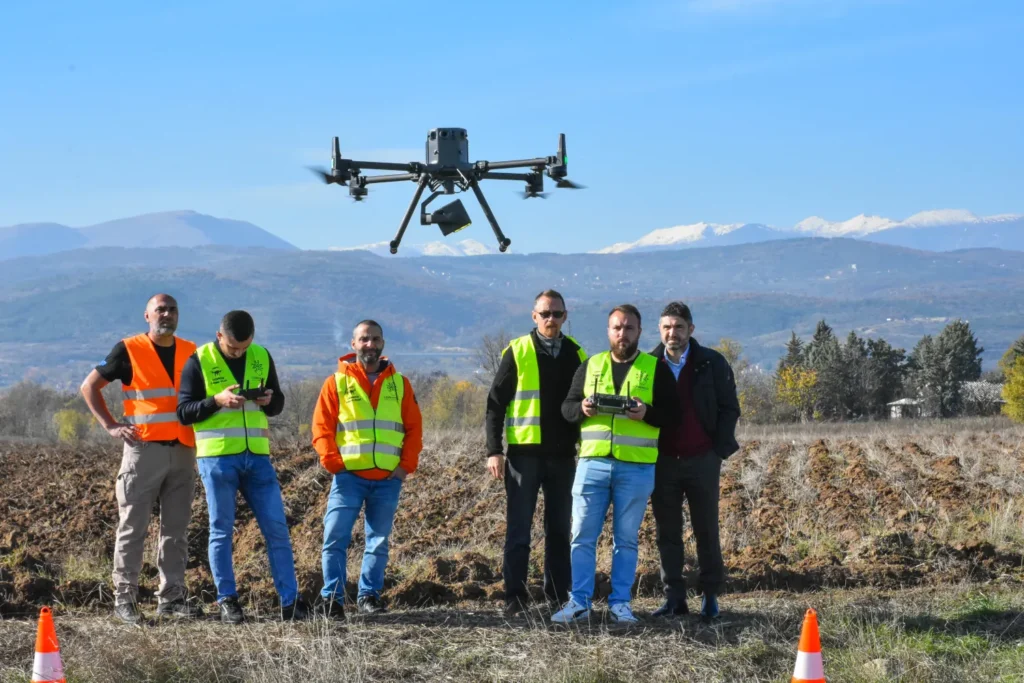 Obuka dron pilota Makedonija sa DJI Matrice 350 RTK i Lidar opremom.